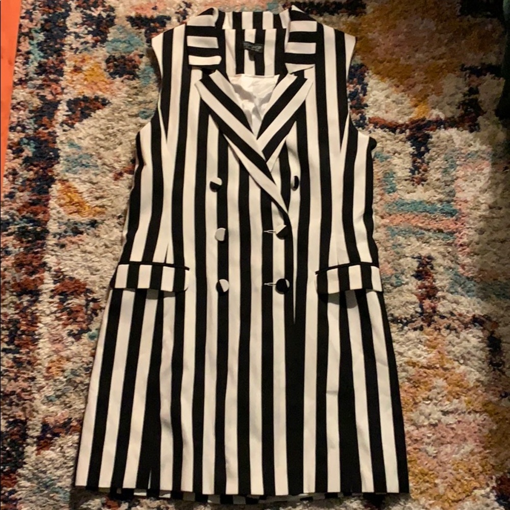 Topshop Striped Mini Dress